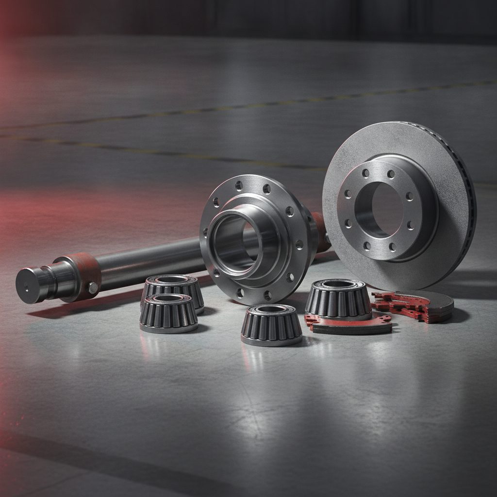 Axles and wheels