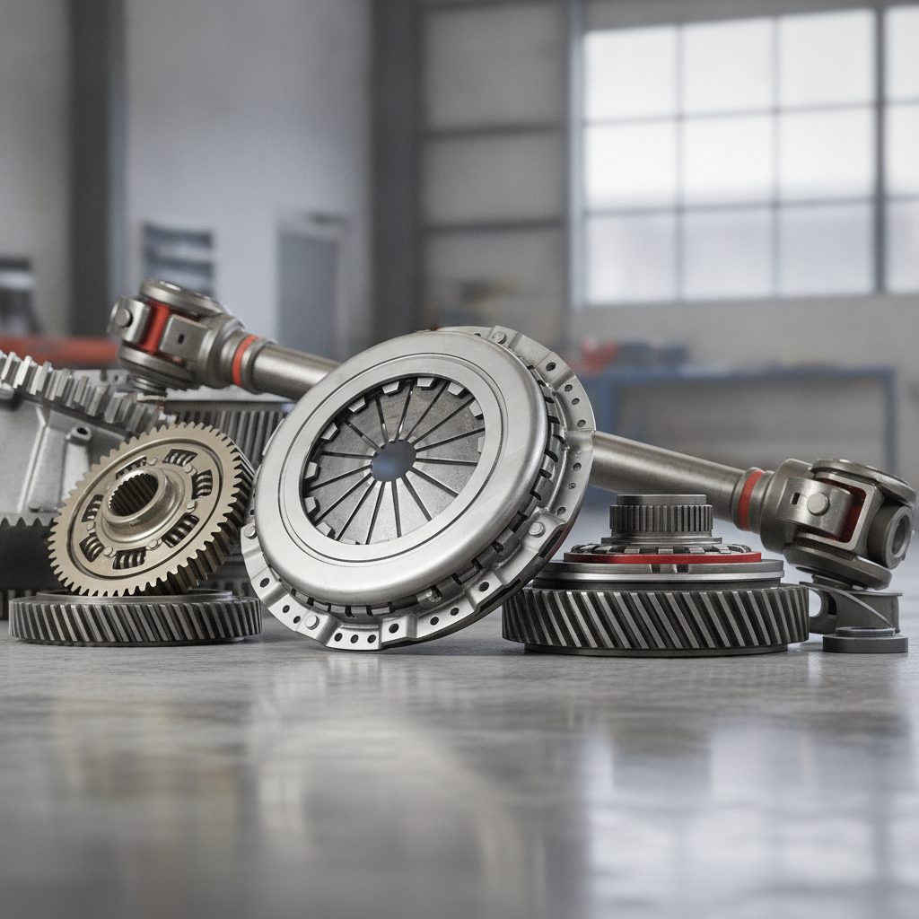 Clutch and gearbox