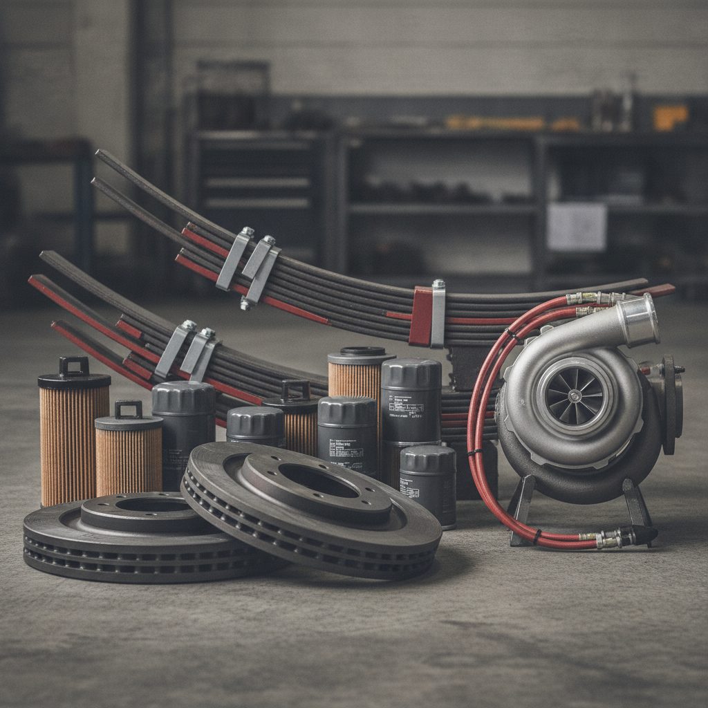 Truck spare parts and heavy vehicle parts from China